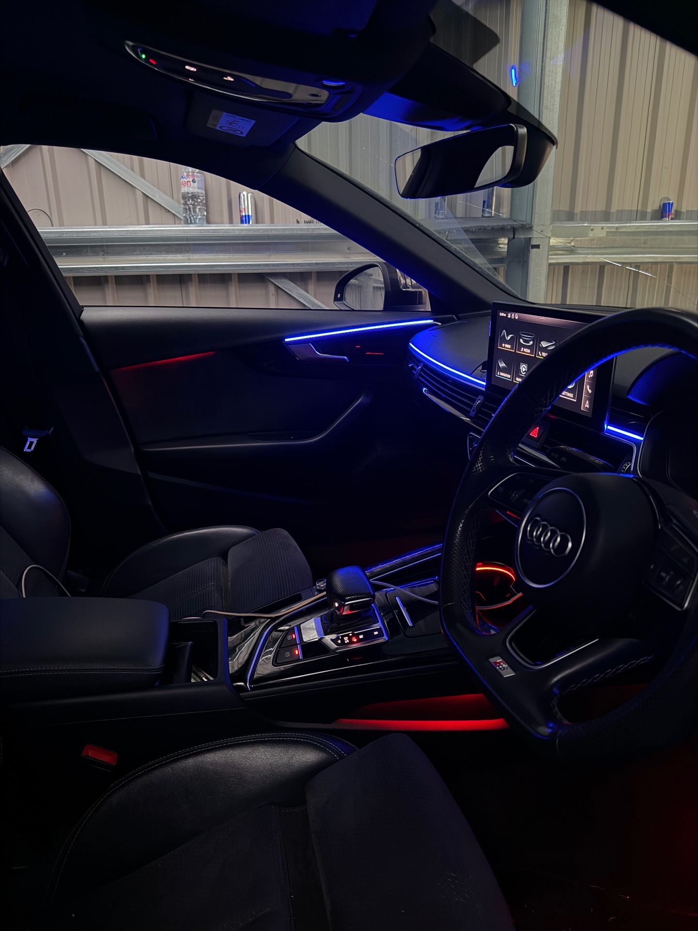 Mercedes A-Class W176 (2017) before Mercedes A-Class — RGB dash sweep retrofit