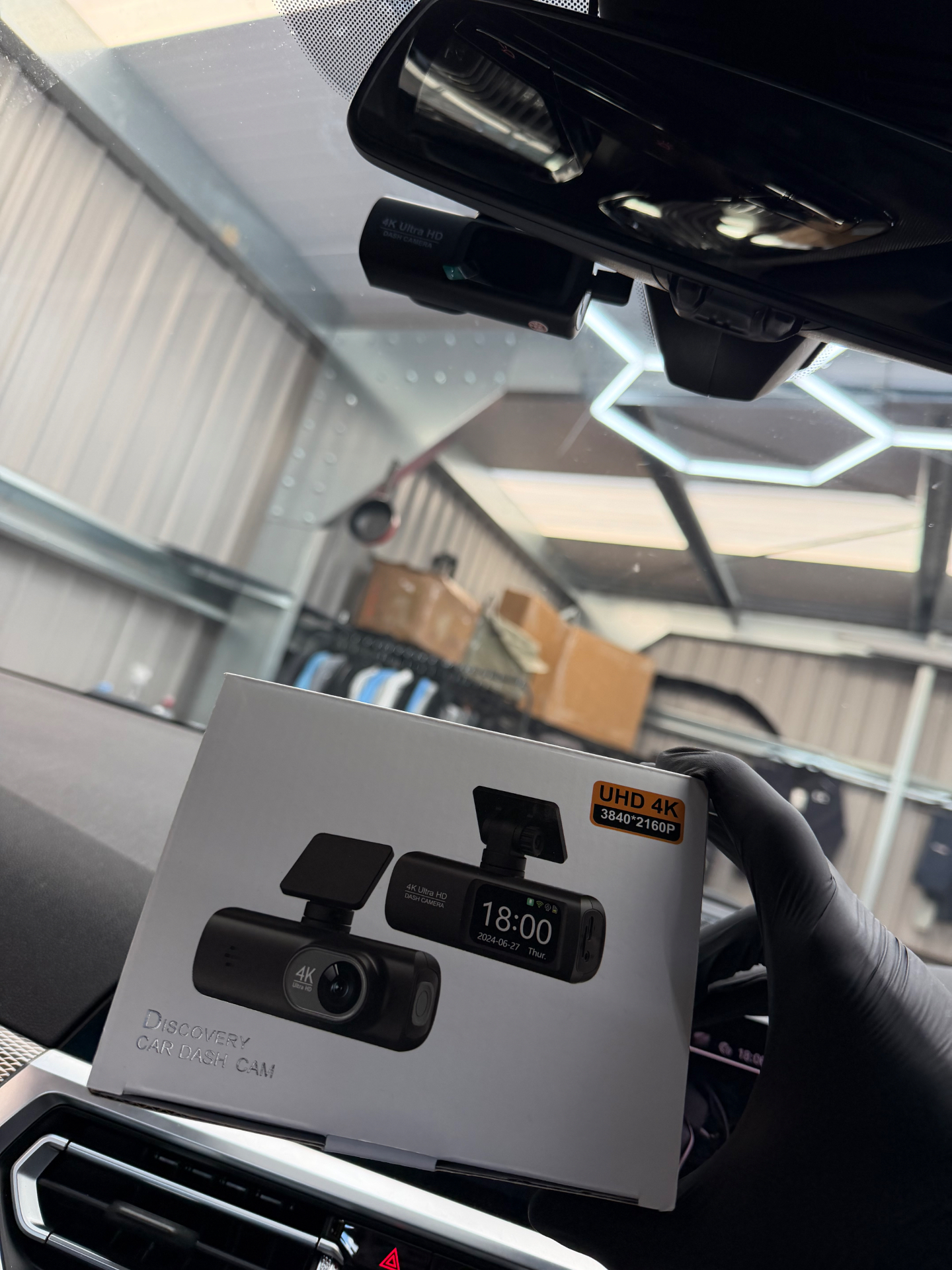 Tesla Model Y — 4K front & rear dash cam